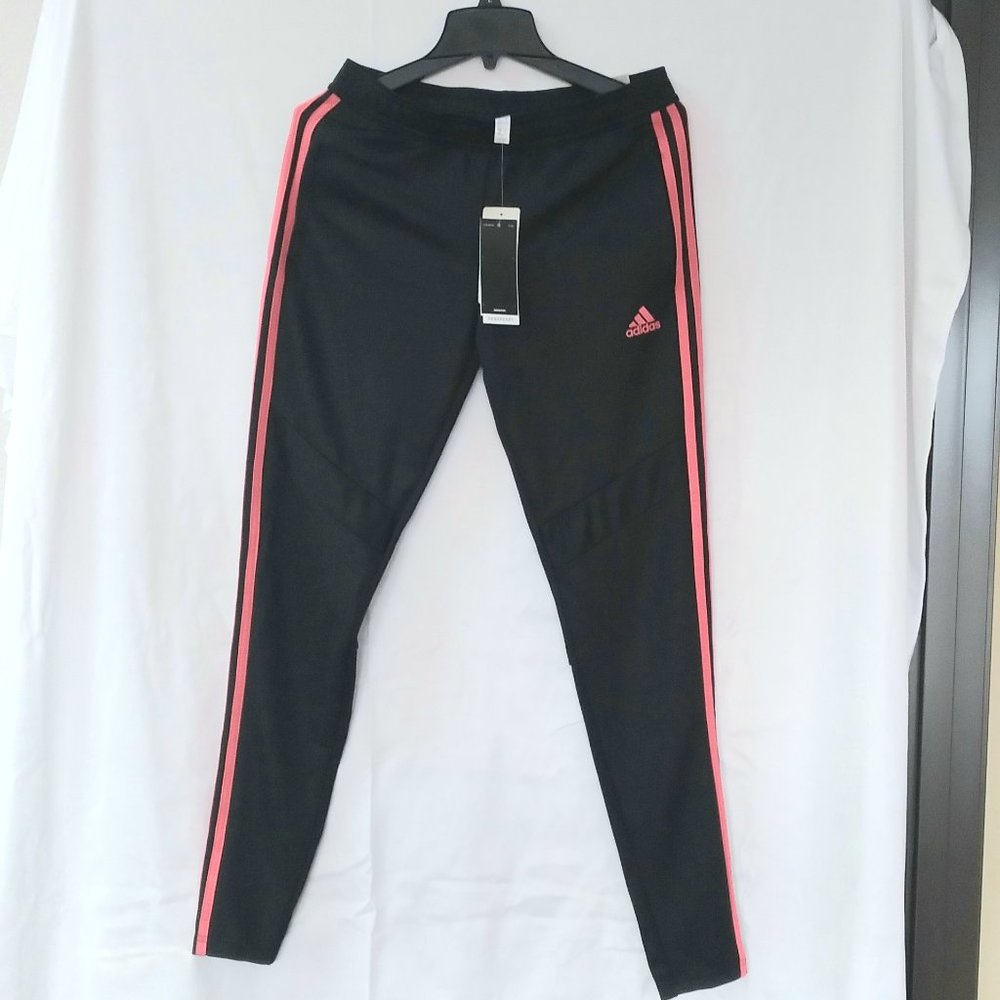 🆕adidas Women's TIRO19 Pants, XS and MD - Black/Core Pink, Brand NEW, Authentic